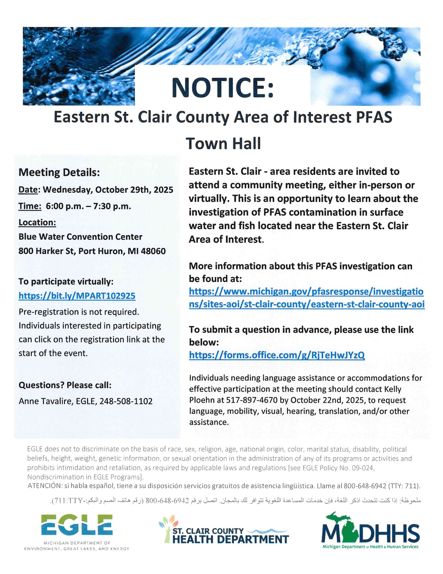 PFAS Town Hall 