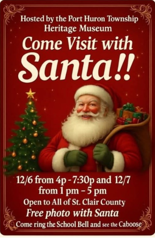 Come visit with Santa ! 
